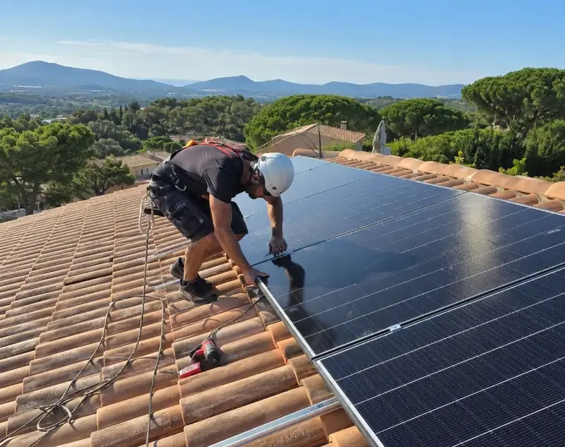 Installateur panneaux solaires Cauna — pose photovoltaïque sur toiture